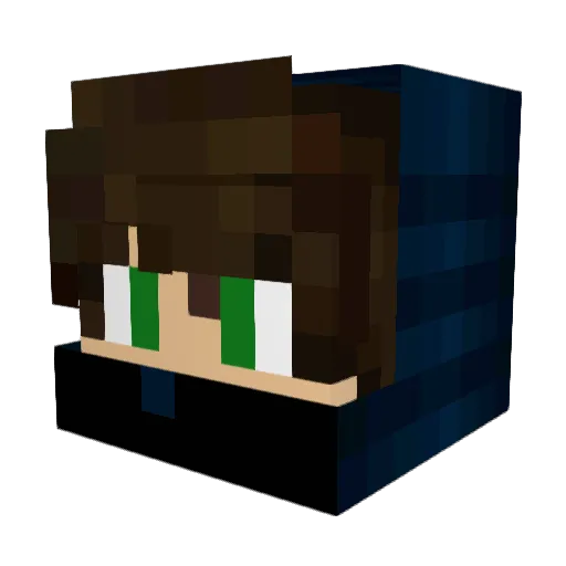 mega_Diego123 Minecraft avatar head, 3D render