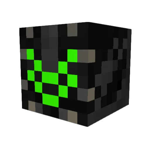 mega_cruzer Minecraft avatar head, 3D render