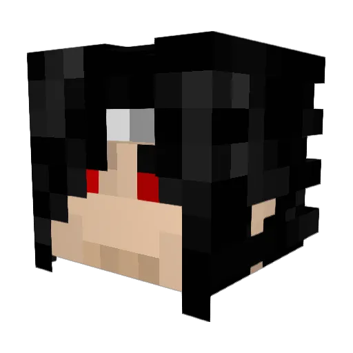 mega_gamer129 Minecraft avatar head, 3D render
