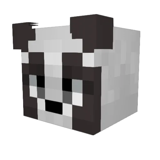 mega_tails Minecraft avatar head, 3D render