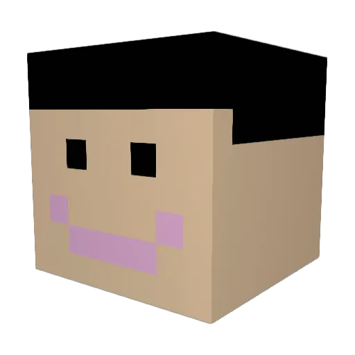 megabeastcb1 Minecraft avatar head, 3D render