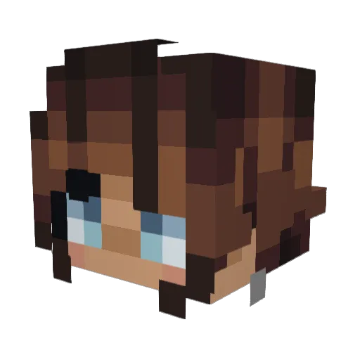 megack417 Minecraft avatar head, 3D render