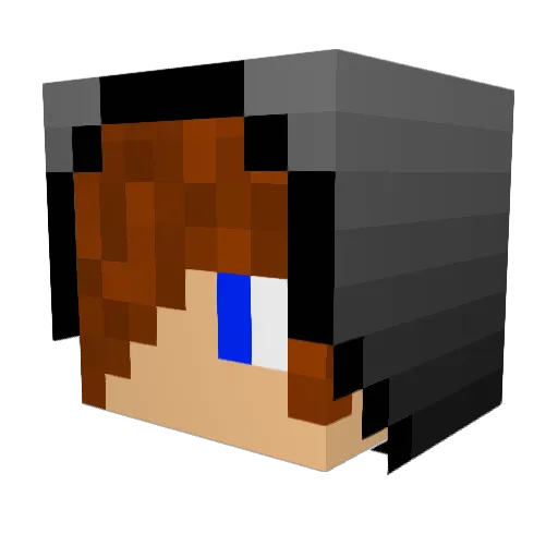 megacookiez1 Minecraft avatar head, 3D render