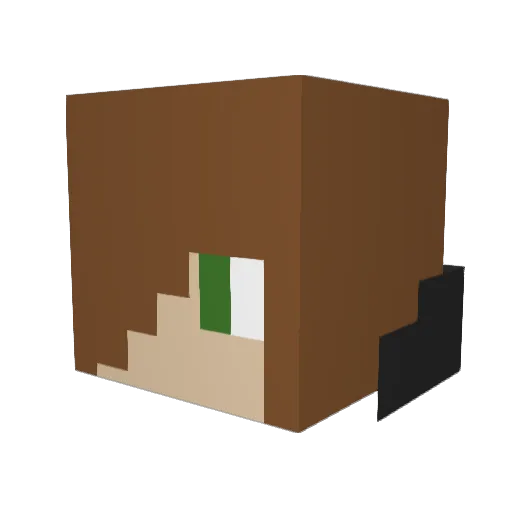 megajasper2000 Minecraft avatar head, 3D render