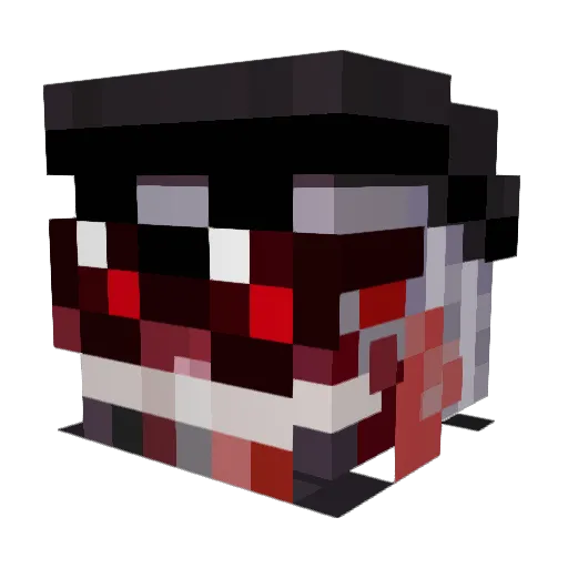 megalodon0184 Minecraft avatar head, 3D render