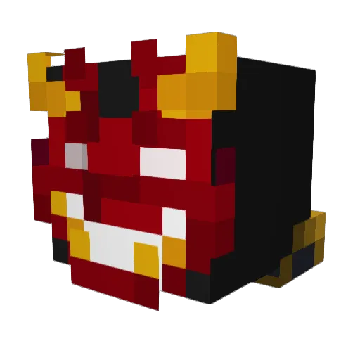megalodon323 Minecraft avatar head, 3D render