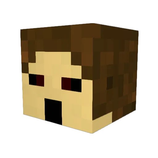 megamanohyeah Minecraft avatar head, 3D render