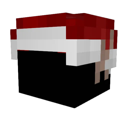 megamaxx Minecraft avatar head, 3D render