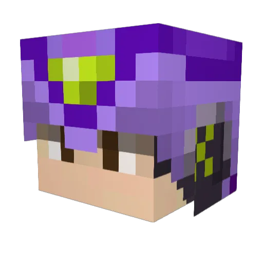 megamen569 Minecraft avatar head, 3D render