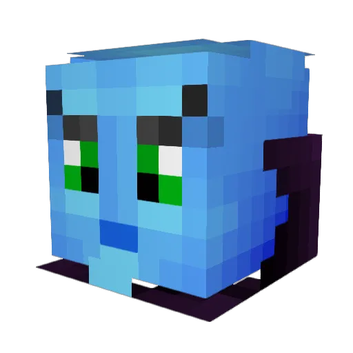 megamind_98 Minecraft avatar head, 3D render