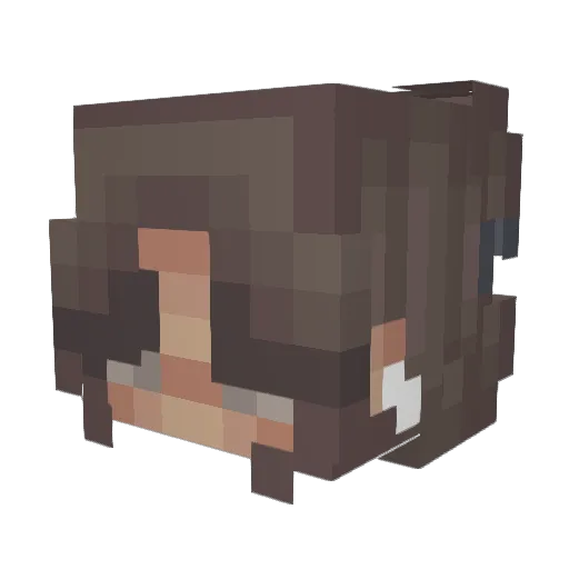 megamindluvr Minecraft avatar head, 3D render