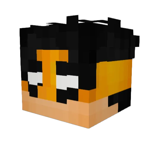 megaminer2017 Minecraft avatar head, 3D render