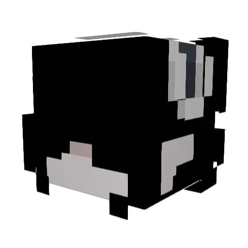 megan_true_ Minecraft avatar head, 3D render