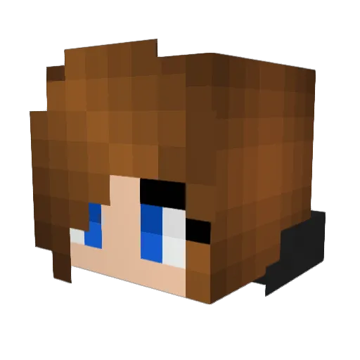 meganc27 Minecraft avatar head, 3D render