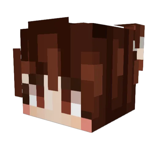 megannn444 Minecraft avatar head, 3D render