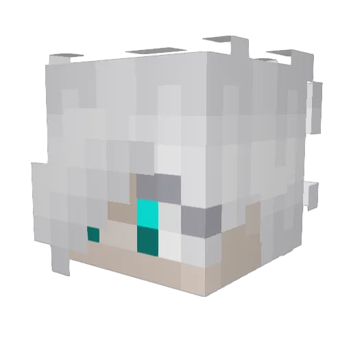 megaplantmen Minecraft avatar head, 3D render