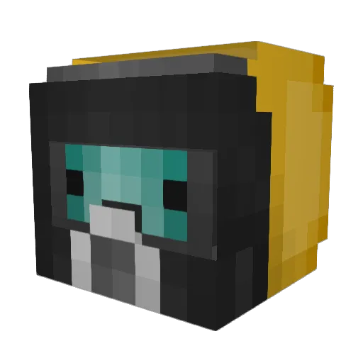 megapoop22 Minecraft avatar head, 3D render