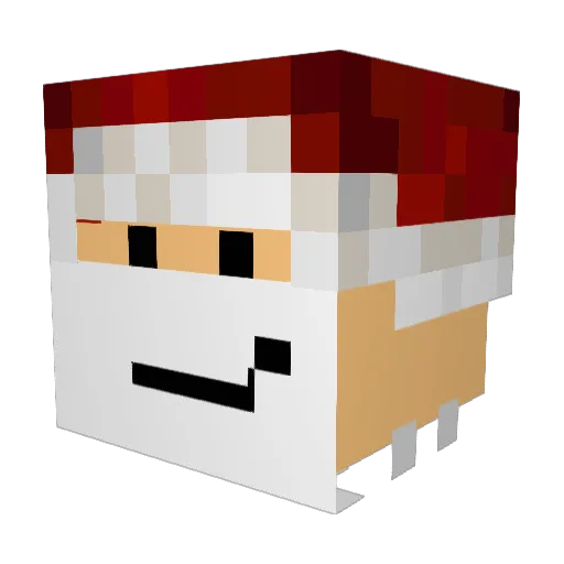 megdeg11 Minecraft avatar head, 3D render