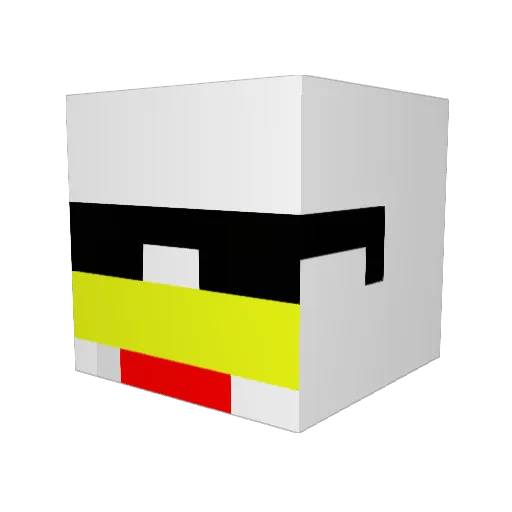 megga_eclipse Minecraft avatar head, 3D render