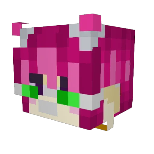 meggie20 Minecraft avatar head, 3D render