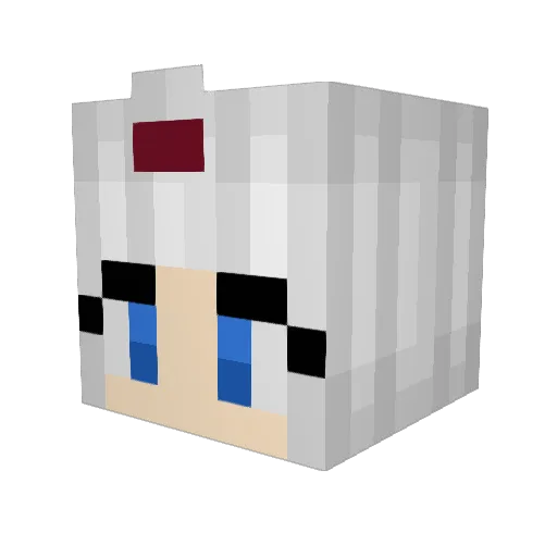 meggsalad007 Minecraft avatar head, 3D render