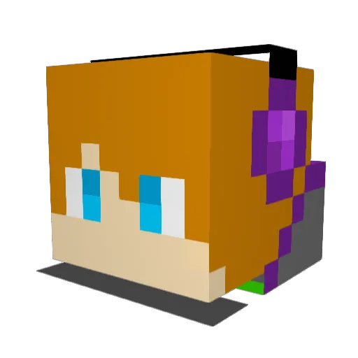 meghansolo10 Minecraft avatar head, 3D render