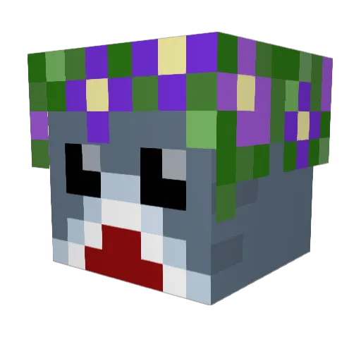 megnn Minecraft avatar head, 3D render