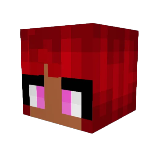 megnog06 Minecraft avatar head, 3D render