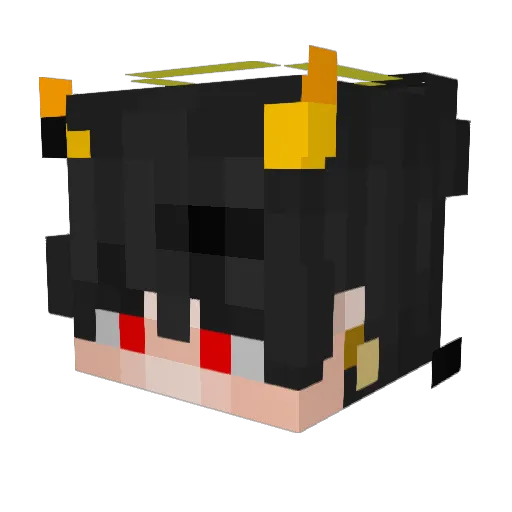 megustande3cm Minecraft avatar head, 3D render