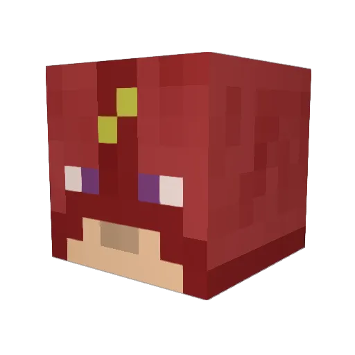 meh9864 Minecraft avatar head, 3D render