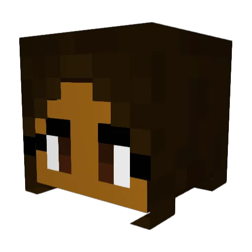 mehaw_119 Minecraft avatar head, 3D render
