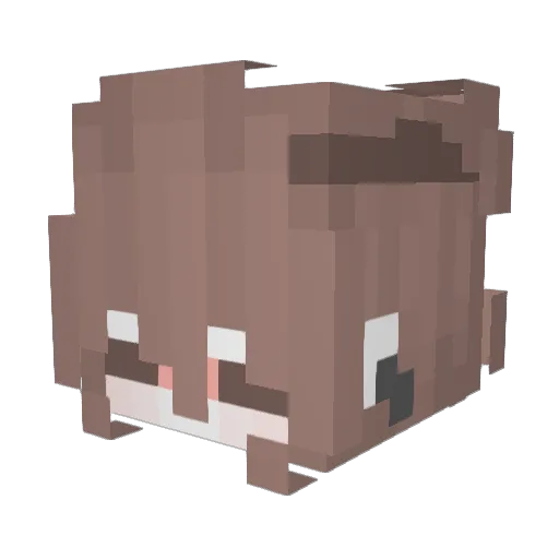 mei_777 Minecraft avatar head, 3D render