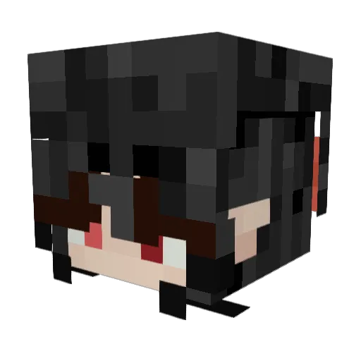 meiisokay Minecraft avatar head, 3D render