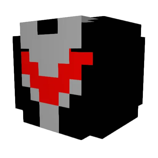 meilarai Minecraft avatar head, 3D render