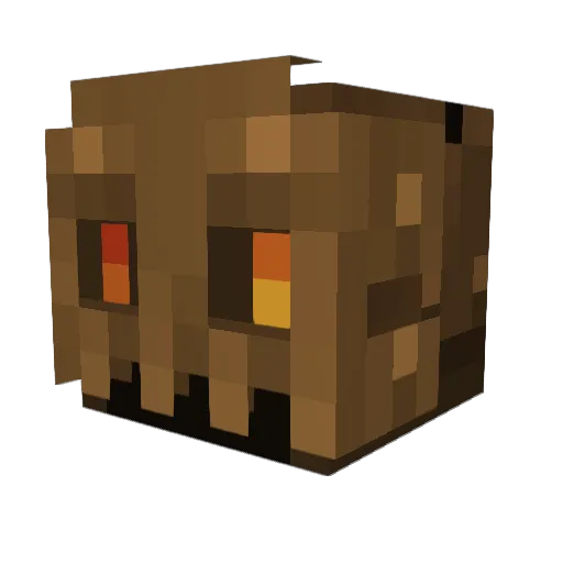 meilikki Minecraft avatar head, 3D render