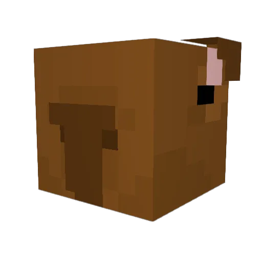 meingo__ Minecraft avatar head, 3D render