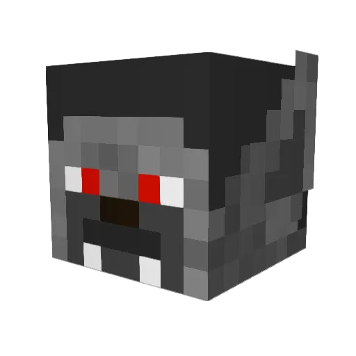 meins106 Minecraft avatar head, 3D render