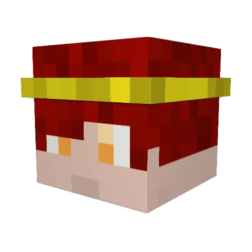 meison5 Minecraft avatar head, 3D render