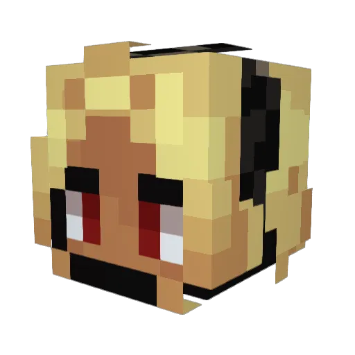 meist_tk Minecraft avatar head, 3D render
