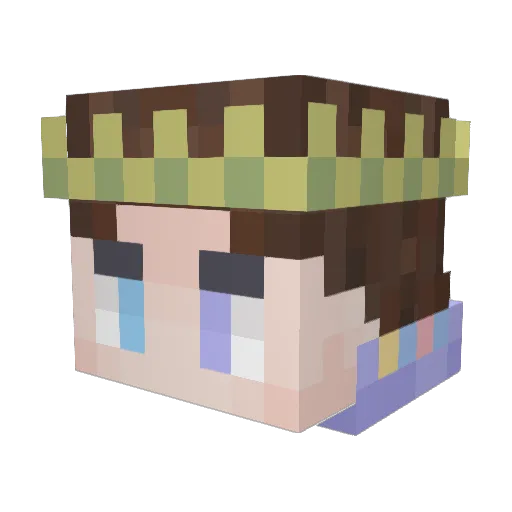 meisterJ0NAS Minecraft avatar head, 3D render