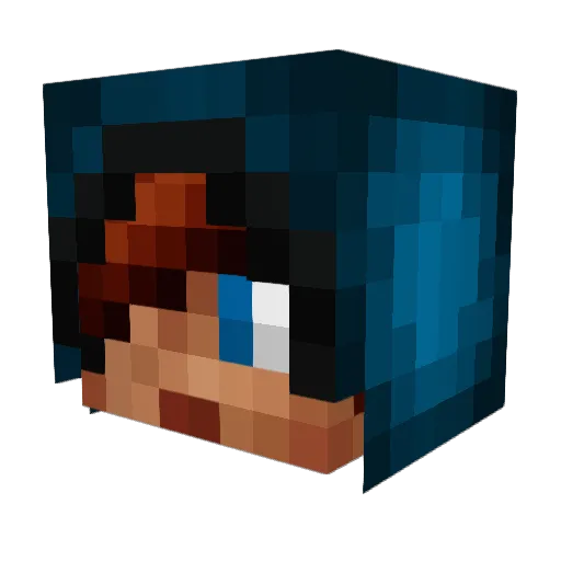 meitar013 Minecraft avatar head, 3D render