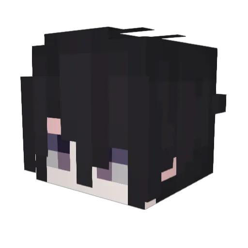 meiyouta Minecraft avatar head, 3D render
