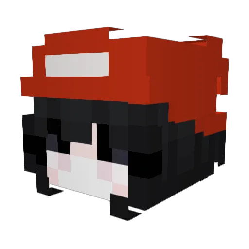 mejk45 Minecraft avatar head, 3D render