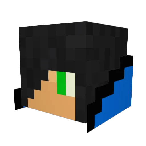 mejren_craft Minecraft avatar head, 3D render