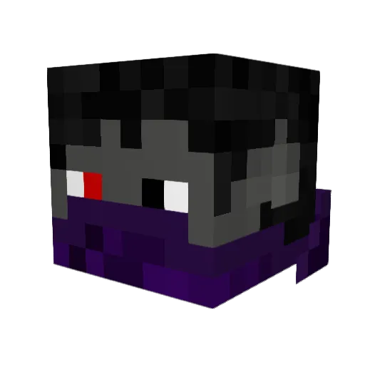 mekia553 Minecraft avatar head, 3D render