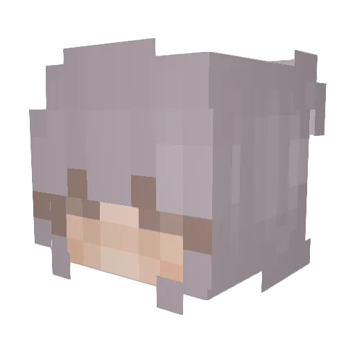 mekimozart477 Minecraft avatar head, 3D render