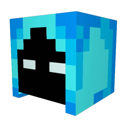 mekking Minecraft avatar head, 3D render