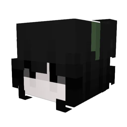 melaay Minecraft avatar head, 3D render