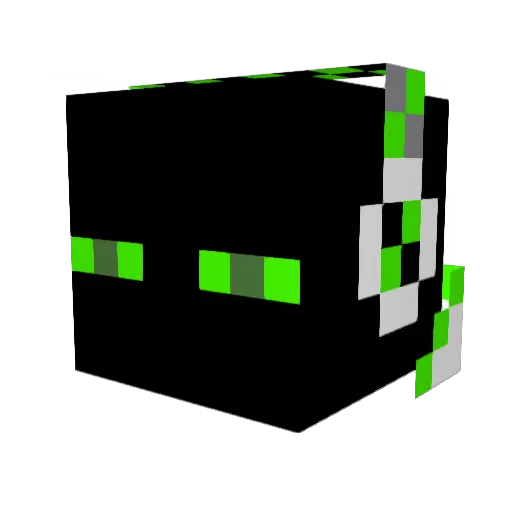 melaniee1990 Minecraft avatar head, 3D render