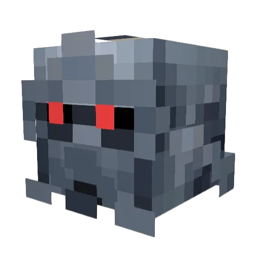 melek1 Minecraft avatar head, 3D render